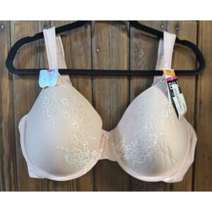 Bali Desire Natural Lift Bra Womens 40DD Lace Style D653 Pink Underwired NWT